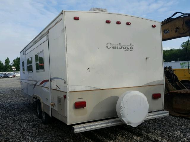 4YDT2702835902594 - 2003 KEYSTONE OUTBACK WHITE photo 3