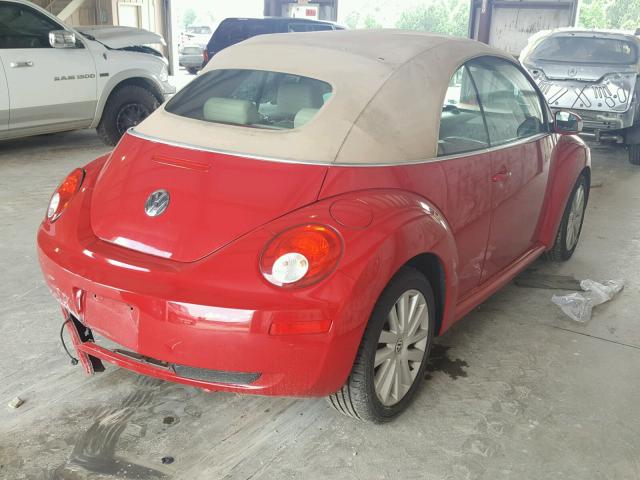 3VWRW3AL7AM002811 - 2010 VOLKSWAGEN NEW BEETLE 红色 照片 4