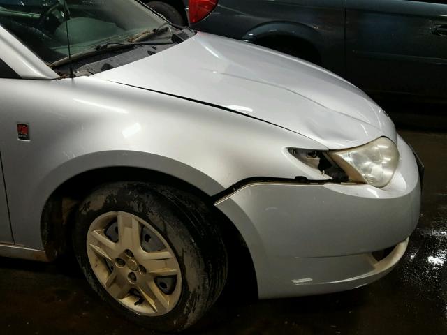 1G8AN15F86Z187737 - 2006 SATURN ION LEVEL SILVER photo 9