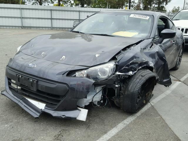 JF1ZCAC16E9601365 - 2014 SUBARU BRZ 2.0 LI CHARCOAL photo 2