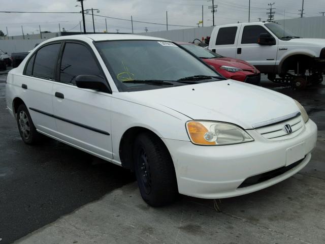 1HGEN26411L000104 - 2001 HONDA CIVIC GX WHITE photo 1