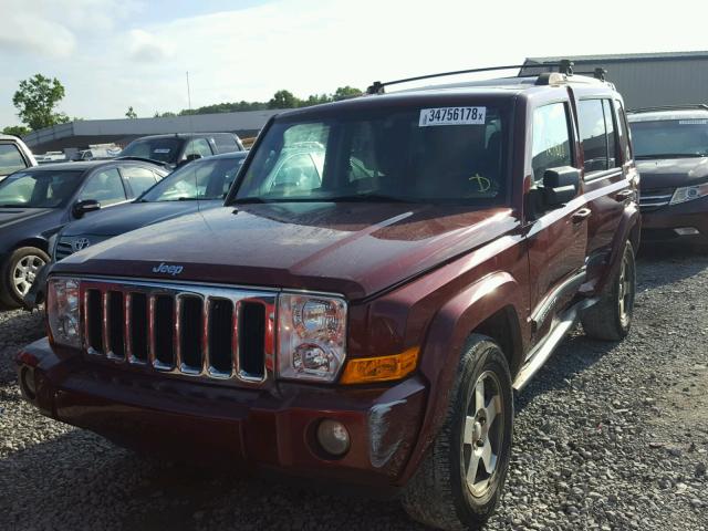 1J8HH48K39C519444 - 2009 JEEP COMMANDER წითელი ფოტო 2