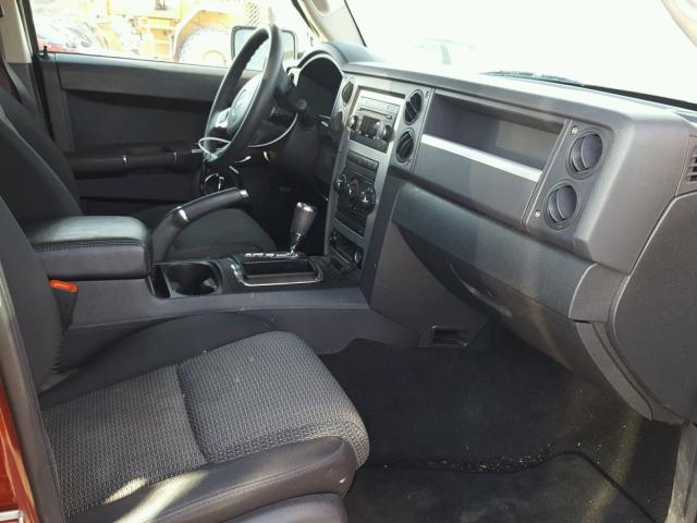 1J8HH48K39C519444 - 2009 JEEP COMMANDER წითელი ფოტო 5