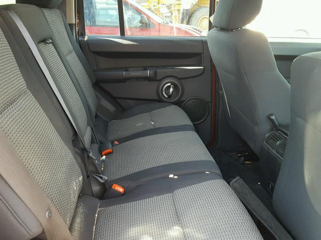 1J8HH48K39C519444 - 2009 JEEP COMMANDER წითელი ფოტო 6