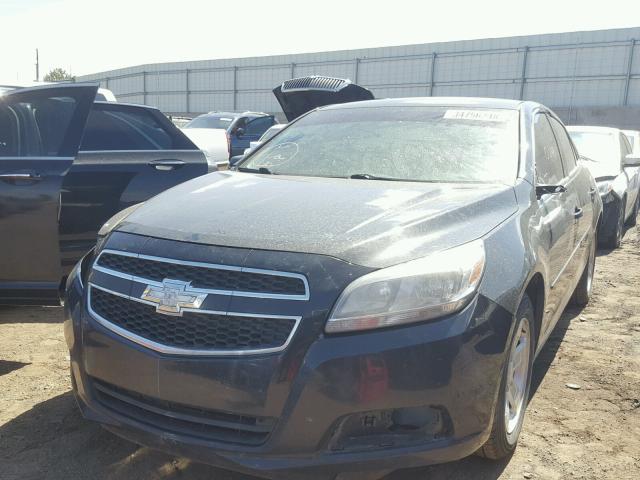 1G11B5SA4DF321472 - 2013 CHEVROLET MALIBU LS BLACK photo 2