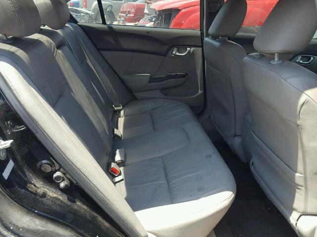2HGFB2F90CH530055 - 2012 HONDA CIVIC EXL 黑色 照片 6