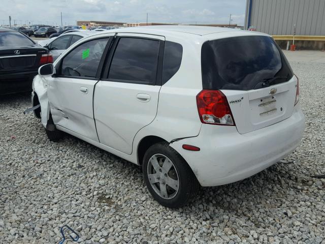 KL1TD66607B790910 - 2007 CHEVROLET AVEO BASE Ağ foto 3