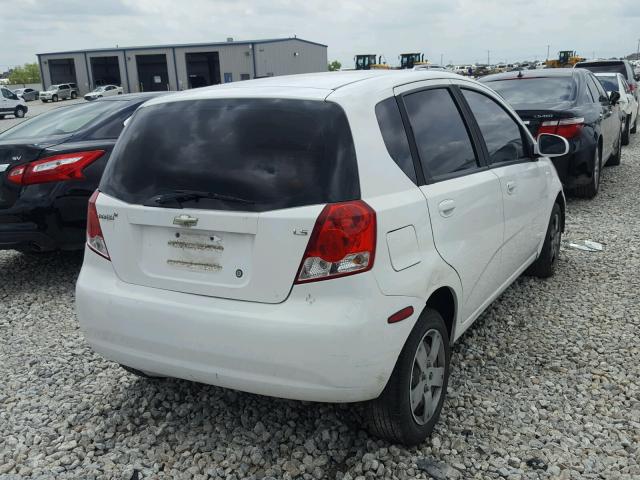 KL1TD66607B790910 - 2007 CHEVROLET AVEO BASE Ağ foto 4