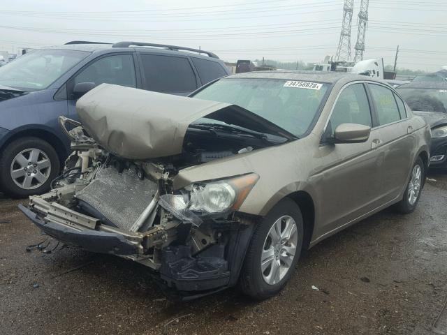 1HGCP26469A110543 - 2009 HONDA ACCORD LXP BEIGE photo 2