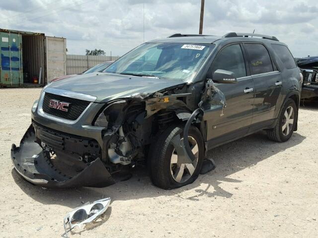 1GKKRSED8BJ174325 - 2011 GMC ACADIA SLT მწვანე ფოტო 2