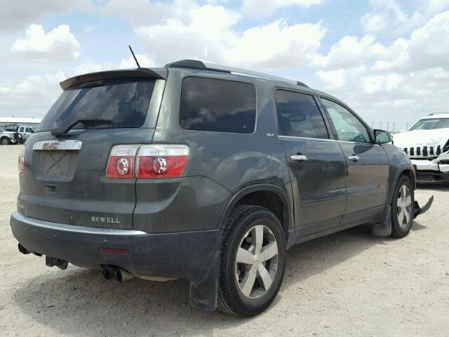 1GKKRSED8BJ174325 - 2011 GMC ACADIA SLT მწვანე ფოტო 4