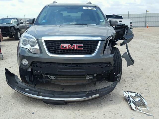 1GKKRSED8BJ174325 - 2011 GMC ACADIA SLT მწვანე ფოტო 9