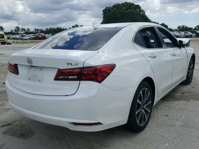 19UUB2F59GA006315 - 2016 ACURA TLX TECH WHITE photo 4