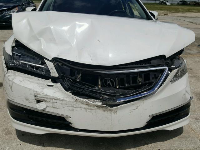 19UUB2F59GA006315 - 2016 ACURA TLX TECH WHITE photo 9