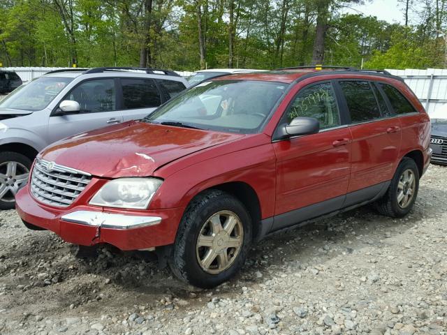 2A4GF68416R677459 - 2006 CHRYSLER PACIFICA T RED photo 2