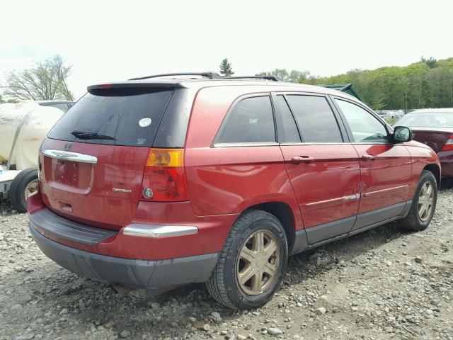 2A4GF68416R677459 - 2006 CHRYSLER PACIFICA T RED photo 4