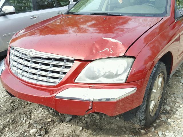 2A4GF68416R677459 - 2006 CHRYSLER PACIFICA T RED photo 9