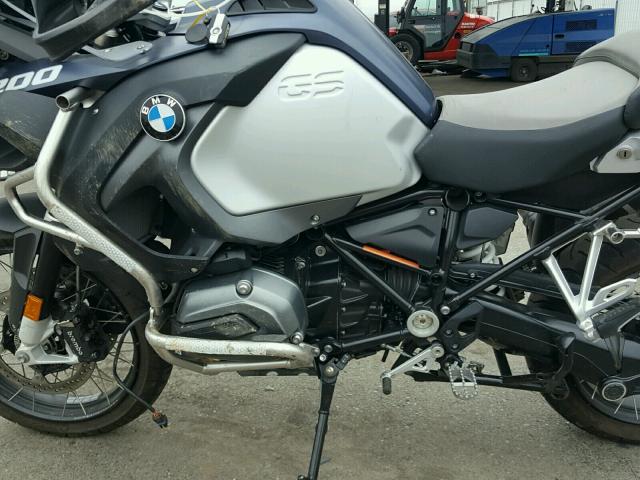 WB10A120XGZ665765 - 2016 BMW R1200 GS A GRAY photo 7