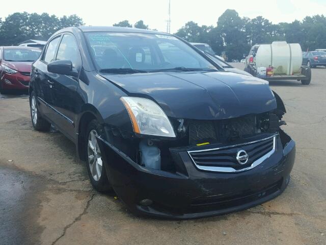 3N1AB6AP1AL704356 - 2010 NISSAN SENTRA BLACK photo 1