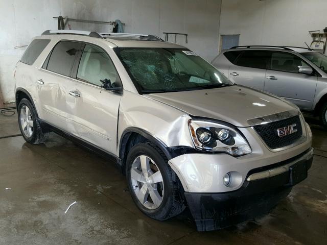 1GKLRMED1AJ138233 - 2010 GMC ACADIA SLT BEIGE photo 1