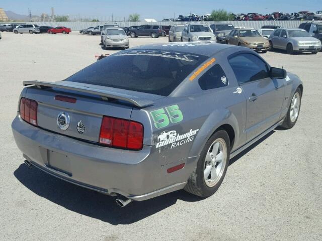 1ZVHT82H085116399 - 2008 FORD MUSTANG GT CHARCOAL photo 4