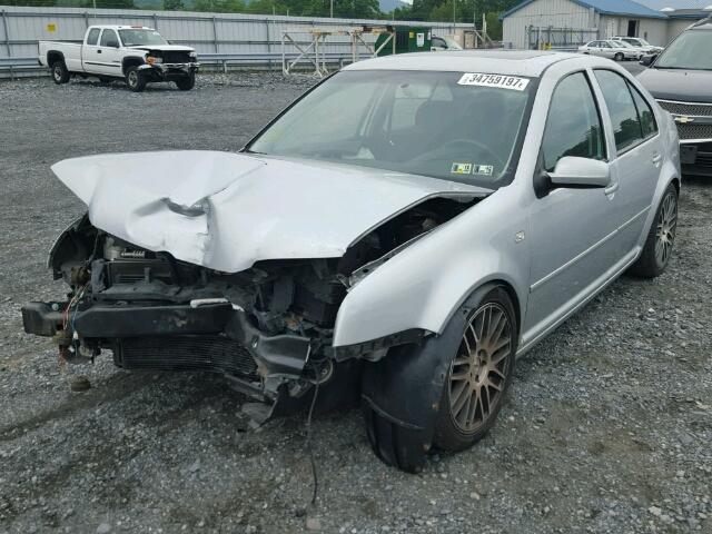 3VWSE69M74M042975 - 2004 VOLKSWAGEN JETTA GLS SILVER photo 2