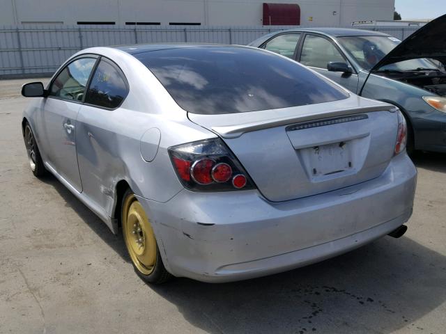 JTKDE167X60074296 - 2006 TOYOTA SCION TC 银色 照片 3