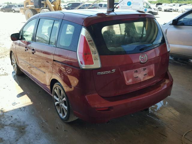 JM1CR293990354804 - 2009 MAZDA 5 RED photo 3