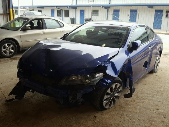 1HGCT1B3XDA012336 - 2013 HONDA ACCORD LX- BLUE photo 2