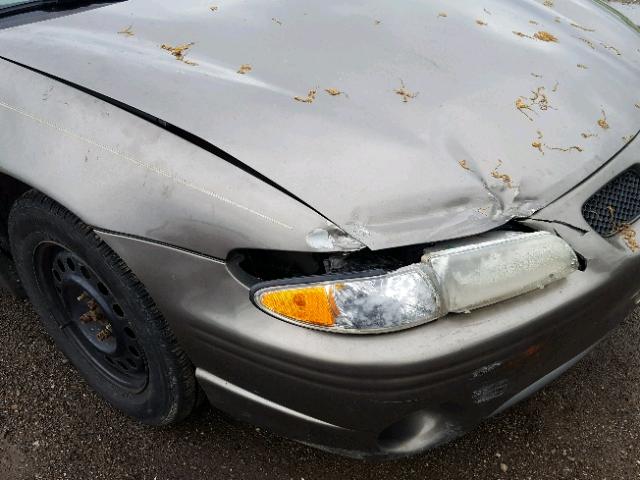 1G2WP12K92F237410 - 2002 PONTIAC GRAND PRIX Qəhvəyi foto 9