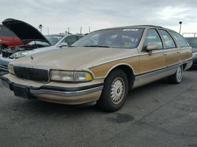 1G4BR8375NW411335 - 1992 BUICK ROADMASTER BROWN photo 2