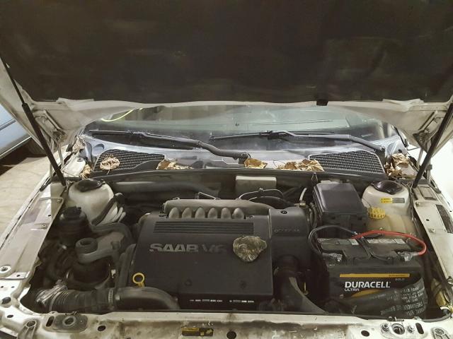 YS3EF48Z713024190 - 2001 SAAB 9-5 SE WHITE photo 7