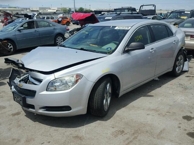 1G1ZA5E02A4142444 - 2010 CHEVROLET MALIBU LS Gümüş foto 2