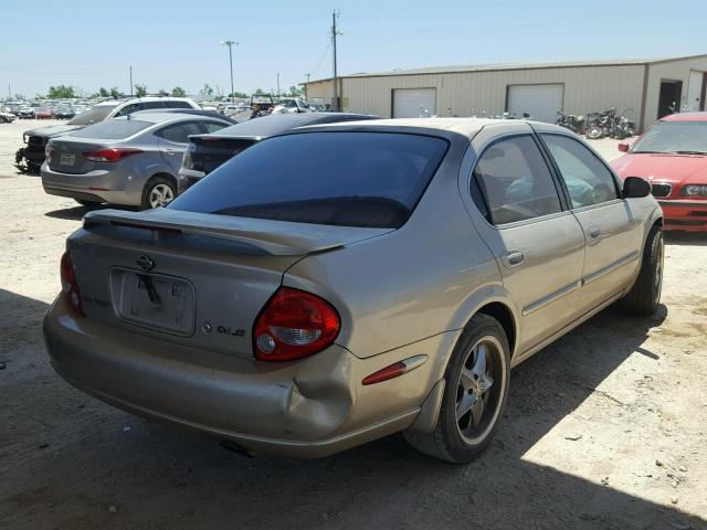 JN1CA31DX1T624369 - 2001 NISSAN MAXIMA GXE GOLD photo 4