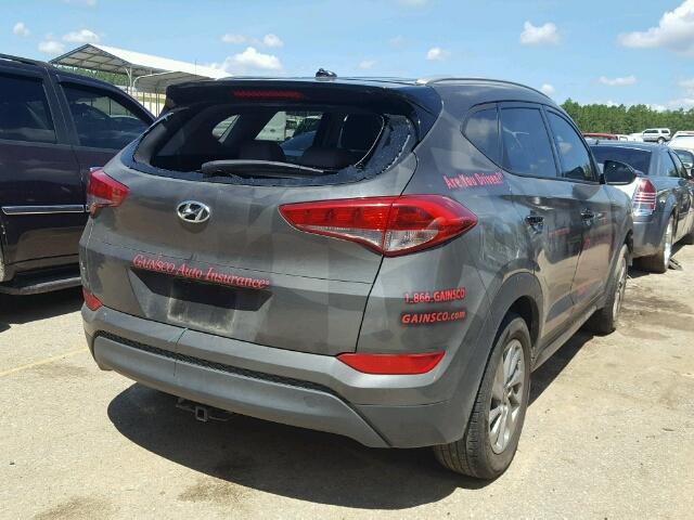 KM8J33A42GU144856 - 2016 HYUNDAI TUCSON LIM GRAY photo 4