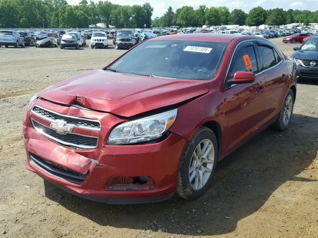 1G11D5RR5DF111064 - 2013 CHEVROLET MALIBU 1LT MAROON photo 2