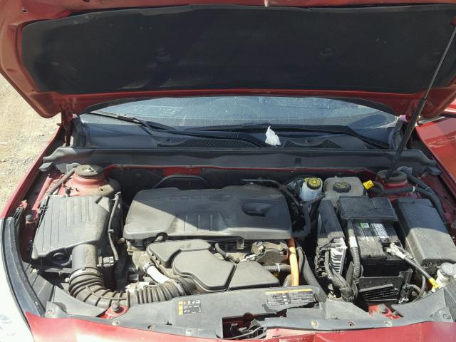 1G11D5RR5DF111064 - 2013 CHEVROLET MALIBU 1LT MAROON photo 7