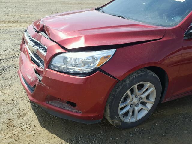 1G11D5RR5DF111064 - 2013 CHEVROLET MALIBU 1LT MAROON photo 9