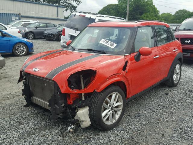 WMWZC3C5XCWL85301 - 2012 MINI COOPER S C RED photo 2