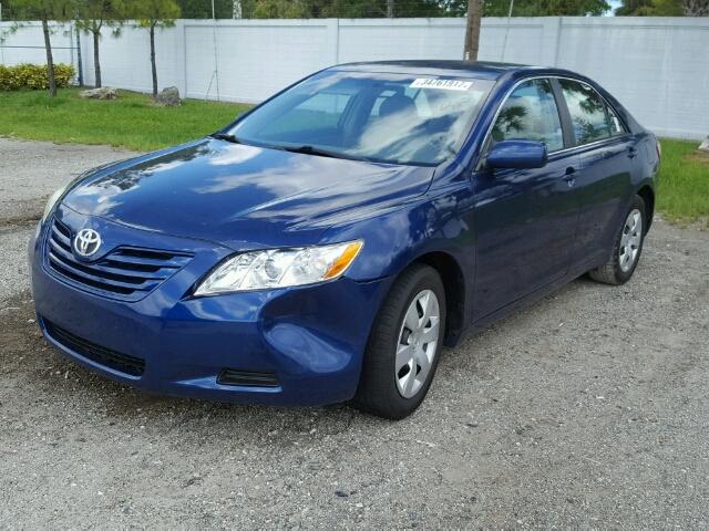 4T1BE46K87U072203 - 2007 TOYOTA CAMRY NEW BLUE photo 2