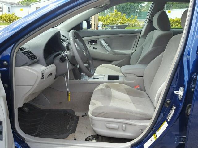 4T1BE46K87U072203 - 2007 TOYOTA CAMRY NEW BLUE photo 5