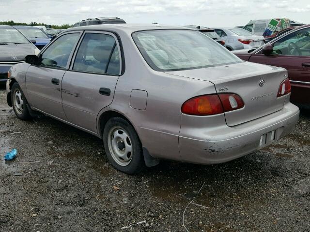 1NXBR12E8XZ290757 - 1999 TOYOTA COROLLA VE BROWN photo 3