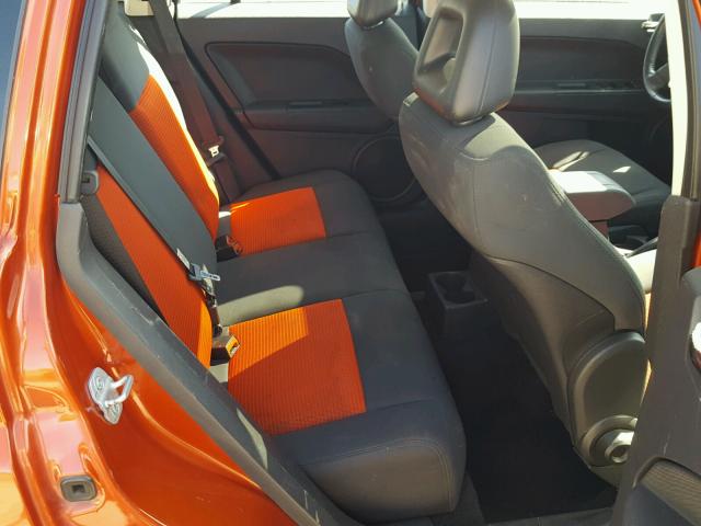 1B3HE78K48D573508 - 2008 DODGE CALIBER R/ ORANGE photo 6