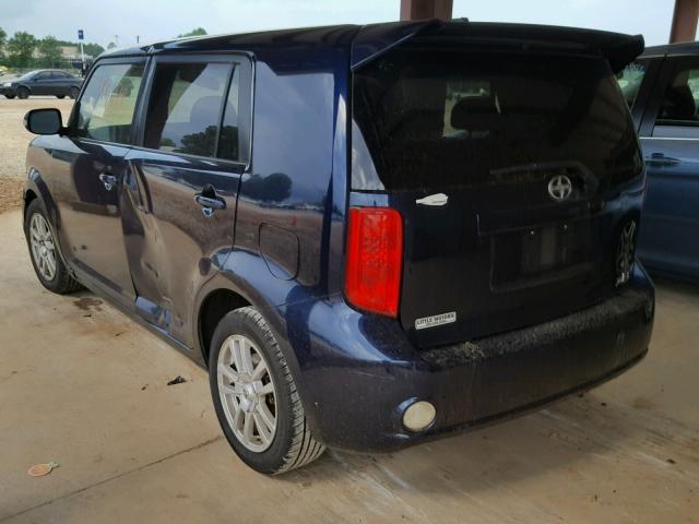 JTLKE50EX81002562 - 2008 TOYOTA SCION XB ლურჯი ფოტო 3