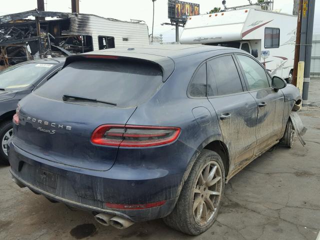 WP1AB2A52FLB42618 - 2015 PORSCHE MACAN S BLUE photo 4