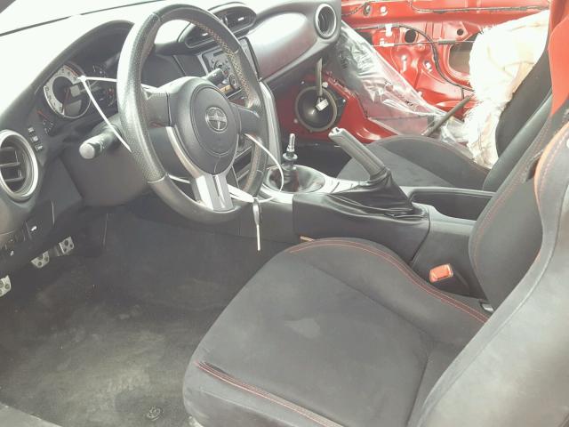 JF1ZNAA11D1715364 - 2013 TOYOTA SCION FR-S RED photo 5