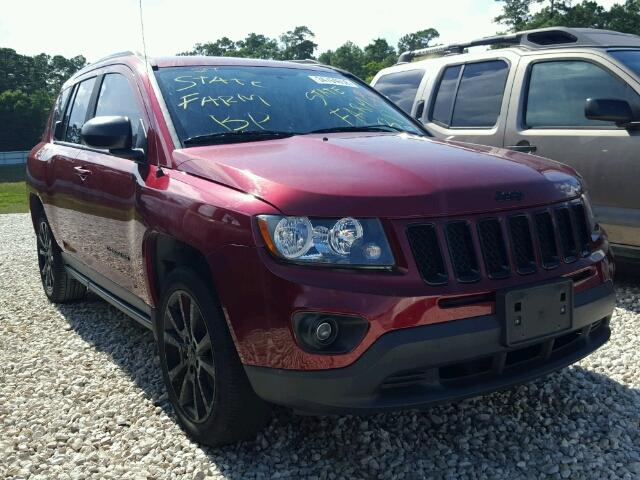 1C4NJCBA3ED886888 - 2014 JEEP COMPASS SP BURGUNDY photo 1