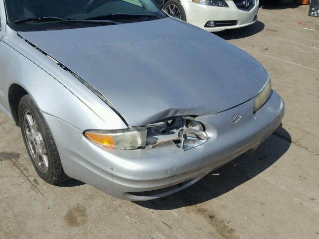 1G3NF52E43C238124 - 2003 OLDSMOBILE ALERO GLS 银色 照片 9