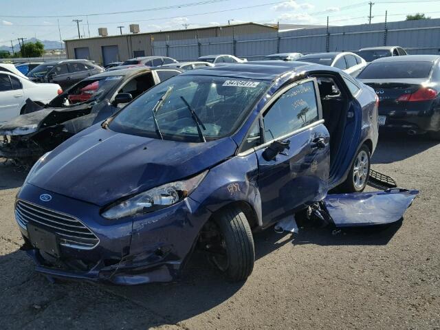 3FADP4BJ5GM205532 - 2016 FORD FIESTA SE BLUE photo 2