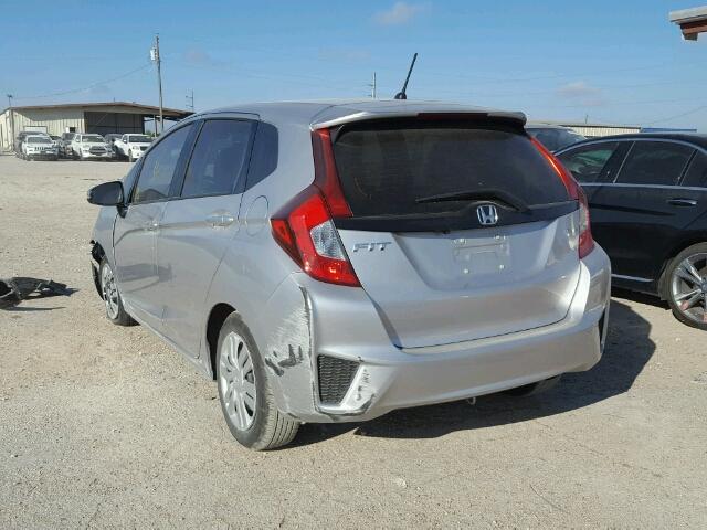 JHMGK5H57GS012004 - 2016 HONDA FIT LX SILVER photo 3